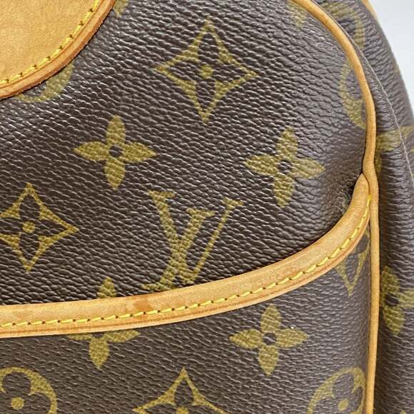 Louis Vuitton Monogram Deauville Handbag M47270 Brown Women's - Picture 9 of 12